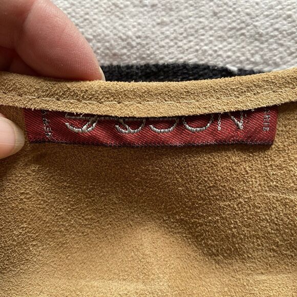 Vintage Sasson Suede Fringe Open Best. Medium. Boho Hippie Festival Wear. Rare. - Picture 6 of 7